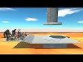 Everyone gets crushed to death under this powerful hydraulic press !! Animal Revolt Battle Simulator