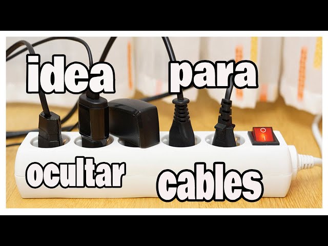 20 ideas geniales para organizar cables y enchufes en casa! - Taringa!