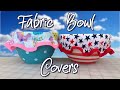 10 Minute Fabric Bowl Covers | The Sewing Room Channel