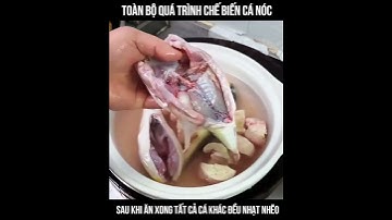 Toàn bộ quá trình chế biến cá nóc, sau khi ăn xong tất cả cá khác đều nhạt  Phần - #shorts #food