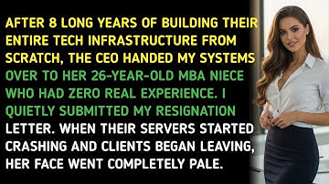 AFTER 8 LONG YEARS OF BUILDING THEIR ENTIRE TECH INFRASTRUCTURE FROM SCRATCH, THE CEO HANDED MY