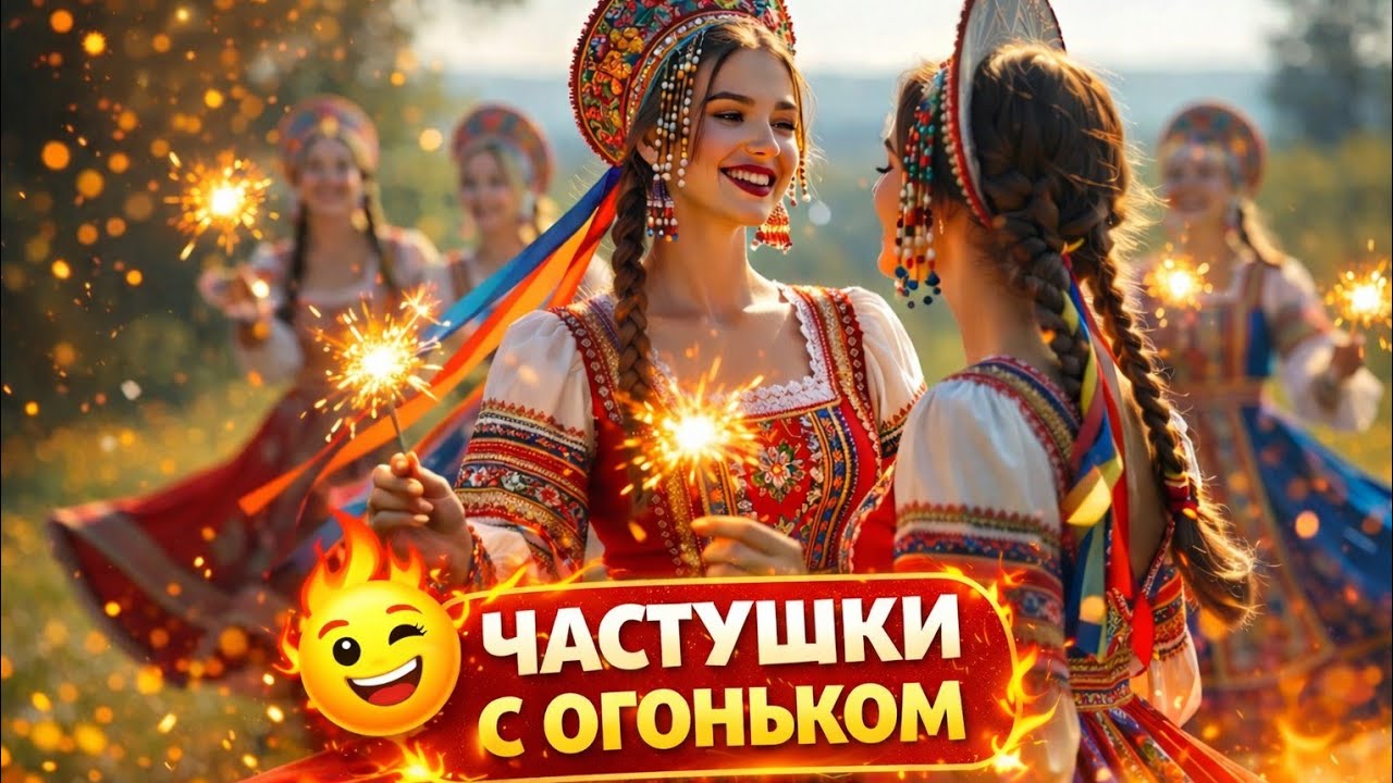 Частушки с огоньком 😏 | Народный юмор для взрослых 🔥 Эти частушки знают все… но поют не вслух 😄