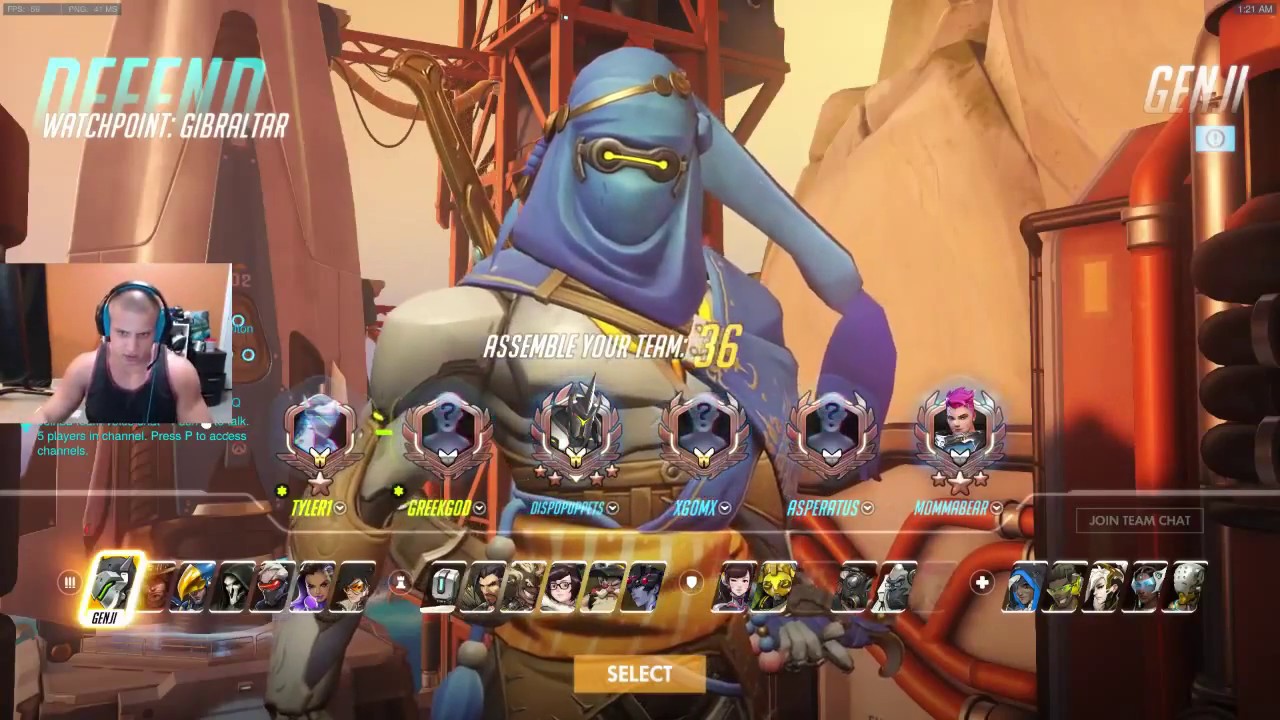 Tyler1 Plays Overwatch With Greekgodx (Part 2) [VOD: April 09, 2017]