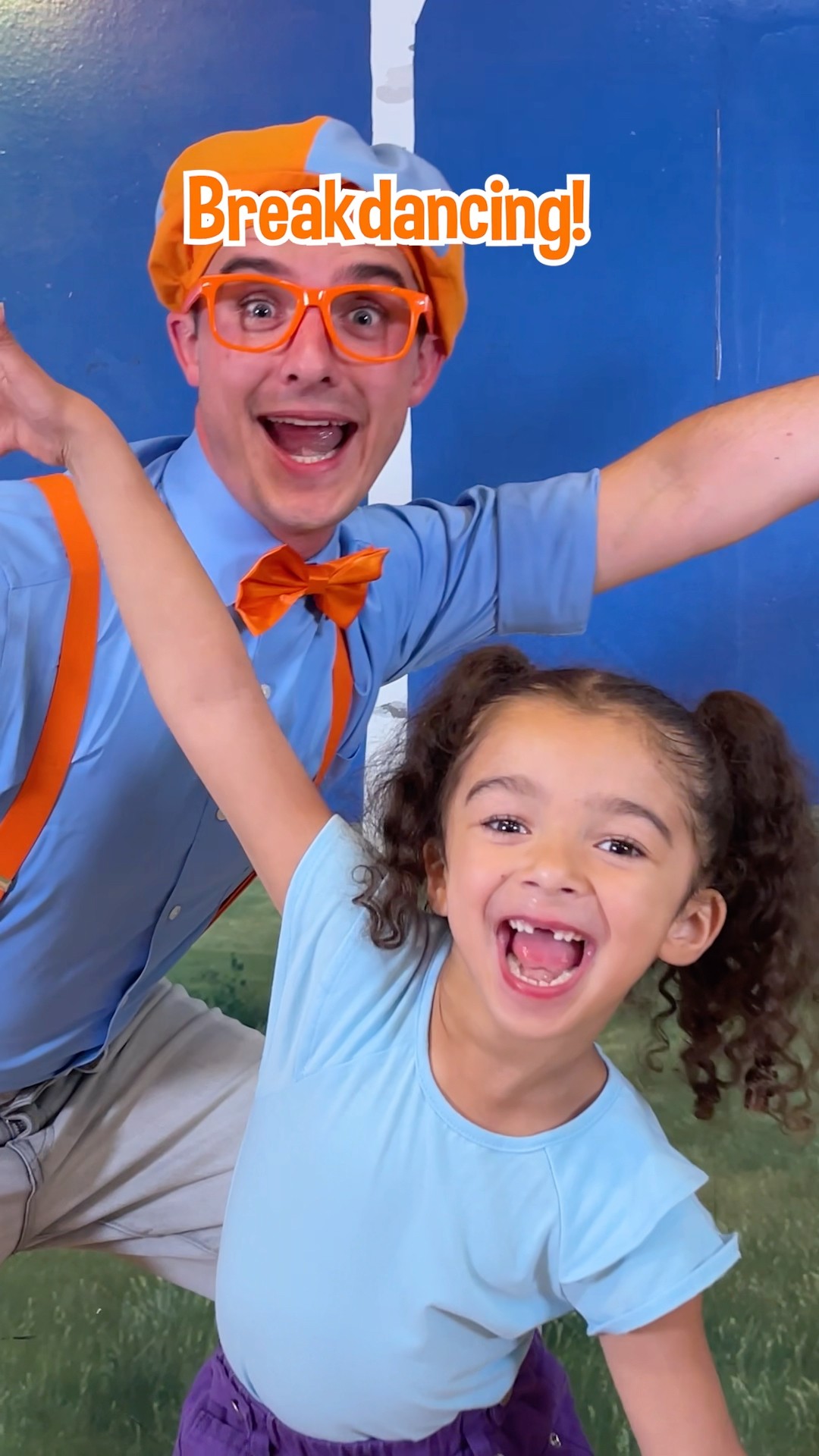 How to Breakdance with Blippi?! 3 EASY Steps! #howto #blippi #shorts