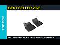 Best Tesla Model X accessories kit 3D MAXpider Custom Fit Kagu Floor Mat Black