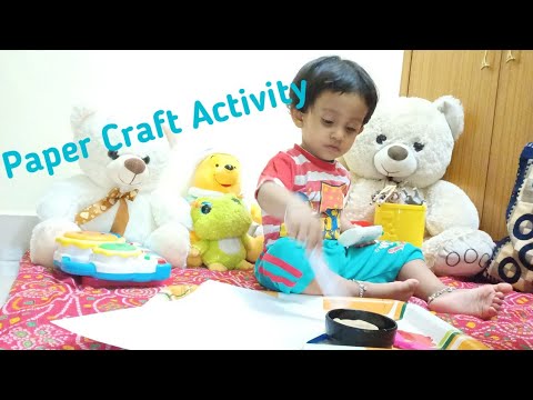 Paper Craft Activity Vlog|Toddlers|Home Activity |Home School