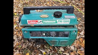 Details Attempting to fix a Coleman Powermate PM 1500 Generator Update