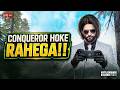 CONQUEROR TO HOKE HI RHE GA BGMI LIVE WITH TEEM CODE #verticallivefeed##shortsfeed
