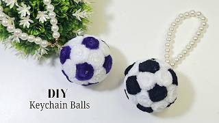 DIY Ball Keychain | Easy Pipe Cleaner Keychain Craft Tutorial