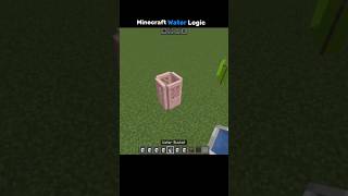 Minecraft Water Logic#shorts#viral #minecraft