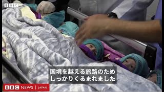 早産児28人が治療のためエジプトに　イスラエルでは家族の解放を待ちわびる人たち