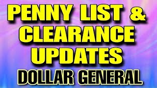 05\/02\/23 DOLLAR GENERAL PENNY LIST \& WEEKLY CLEARANCE UPDATES!