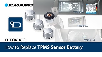 How to Replace TPMS Sensor Battery - Blaupunkt Tire Pressure Monitoring System