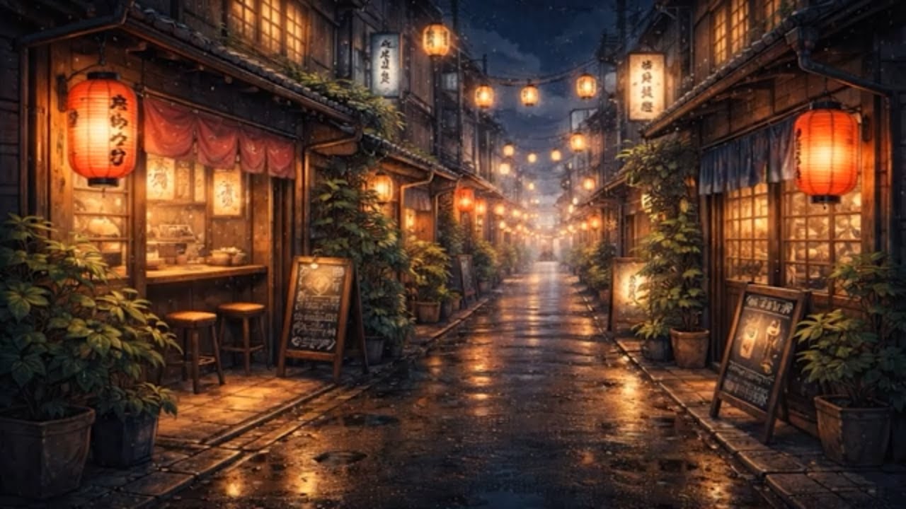 Rainy Night in Tokyo Lofi Music 🌧️  9/10 Dentists approve