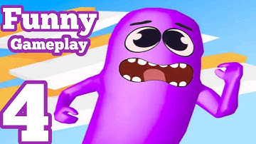 Wacky Run Funny  Gameplay Walkthrough Part 4 (Android, iOS)