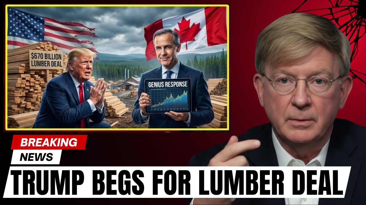 1 MIN AGO: Trump BEGS for $670B Lumber Deal — Canada's GENIUS Response Breaks the Internet