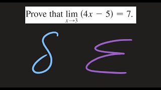 Precise Definition of a Limit (calc 1)