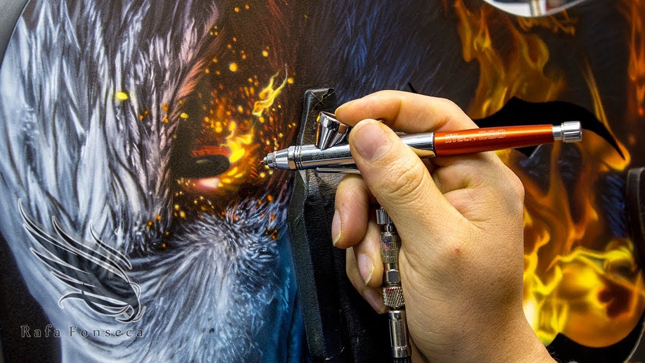 Painting Eagle fire - Airbrush Eagle Fire / Rafa Fonseca