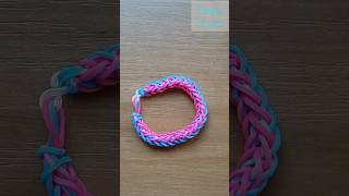 Як зробити браслет з резинок Французька Коса - French Braid Rainbow Loom Bracelet DIYd