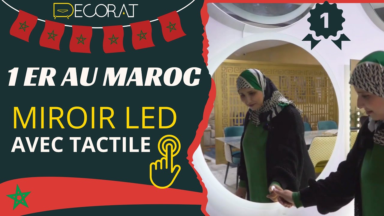 Miroirs LED, Tactiles et Lumineux dans la Déco Salle de Bain avec Decorat