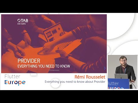 Everything you need to know about Provider - Rémi Rousselet | Flutter Europe