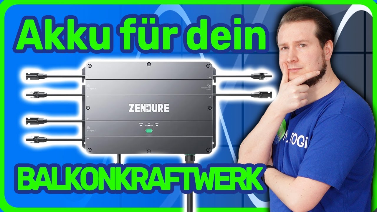 TEST: Zendure SolarFlow 🔋☀️ Erster Akku Speicher fürs Balkonkraftwerk