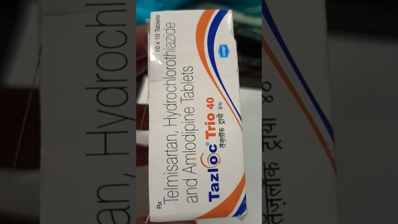 Tazloc Trio 40mg Tablet Uses