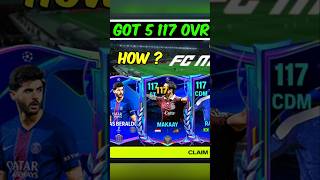 HOW TO GET 5 FREE 117 OVR UCL EVENT PLAYERS IN EA FC FIFA MOBILE 26 #shorts #fcmobile
