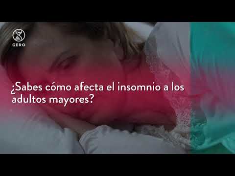 ¿Sabes cómo afecta el insomnio a los adultos mayores?