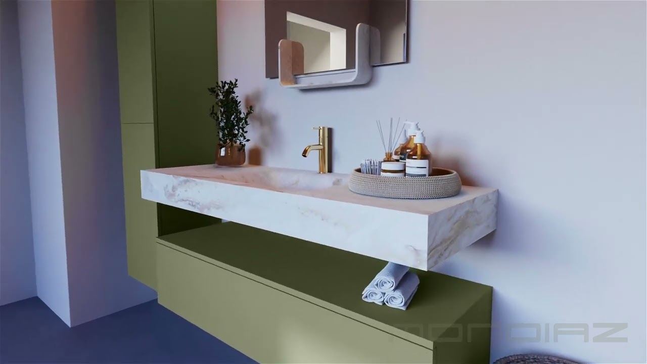 Badmeubel ALAN DLUX ARMY | Wastafel FRAPPE