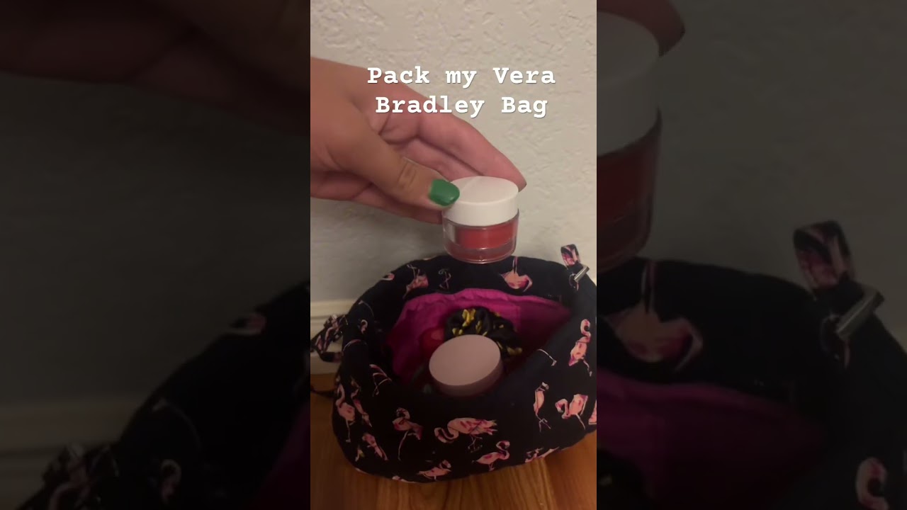 Pack my Vera Bradley bag with stuff from target 
