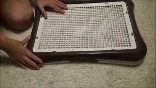 しつけ用ステップトレー（トイレ）　ペットプラスの2万円の犬の飼育スターターセットの開封