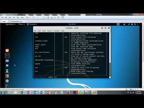 How to Conducting A Website Vulnerability Scan Using w3af Ethical hacking part 24