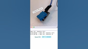 Temperature and Humidity Project Using Arduino #shorts #arduinoproject #dht11