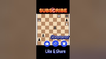 Two Moves to Win for White | Amazing Chess Puzzle #chessgames #checkmate #chessproblems #viralvideo