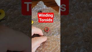 Winding Toroids on My Business Trip @RedSummitRF
