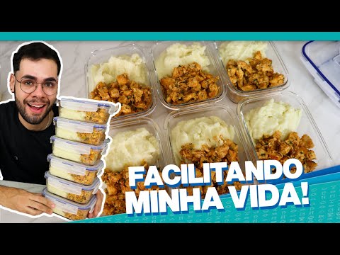 MARMITAS FIT PRA SEMANA | CARDÁPIO COMPLETO, SIMPLES, FÁCIL E DELICIOSO