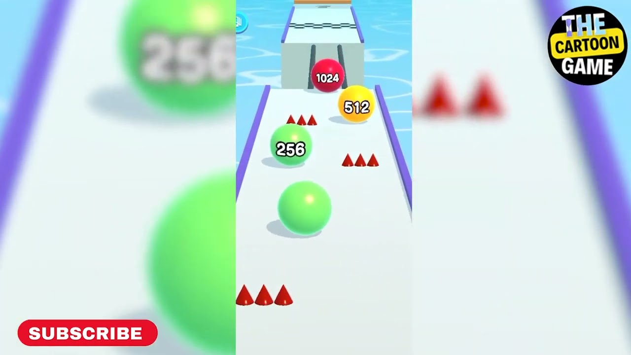 jelly ball 2048 3D | MOBILE GAMEPLAY | SKY ROLLING BALL  3D | ALL LEVELGAMEPLAY | PART #10