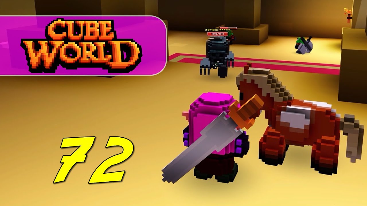 Cube World - Let's Play Ep 72 - TEMPLE ATTEMPT