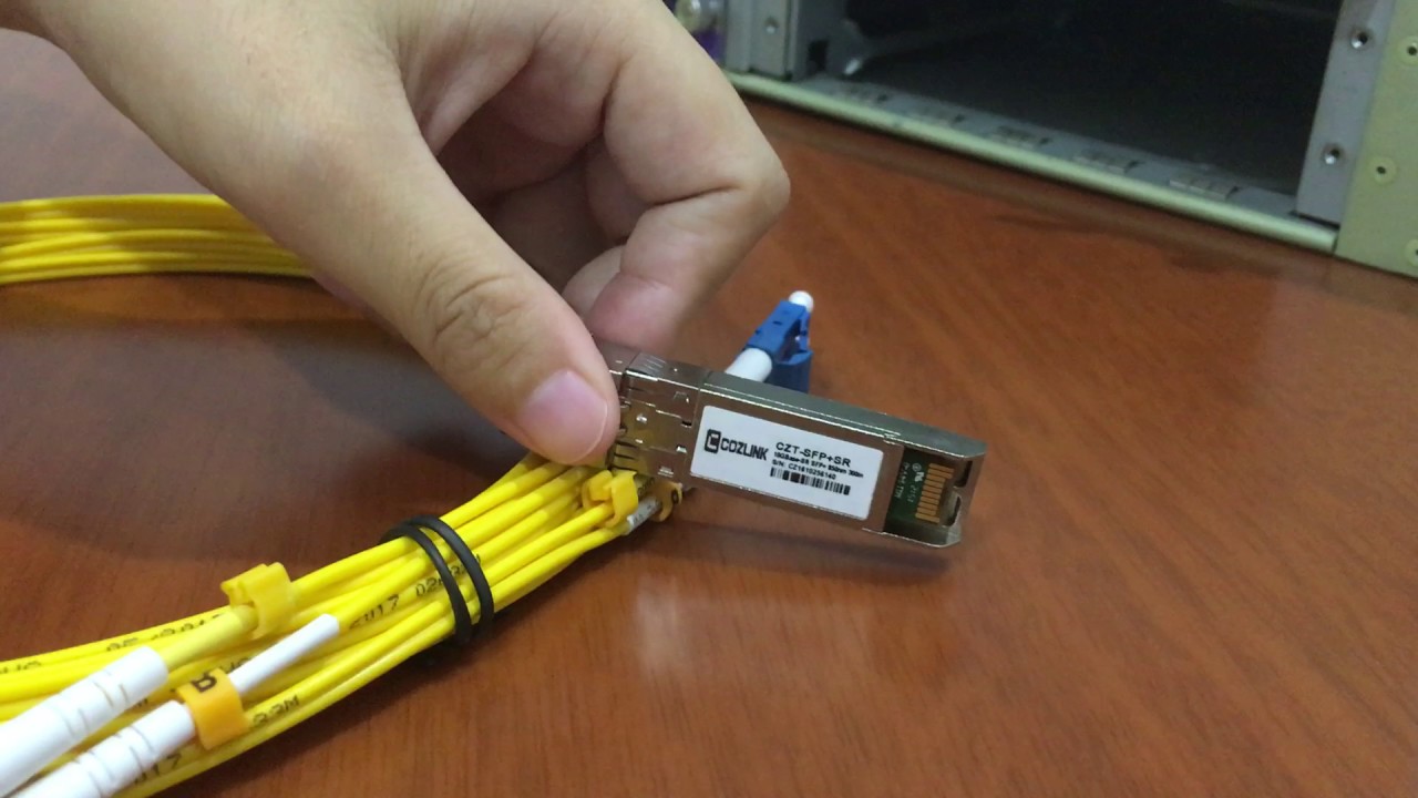 gbps คือ  2022 New  How to install and remove 10G SFP+ SR Modules?