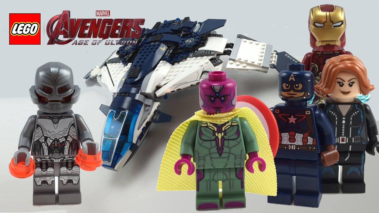 LEGO Avengers Age of Ultron Quinjet Chase review! 76032 - YouTube