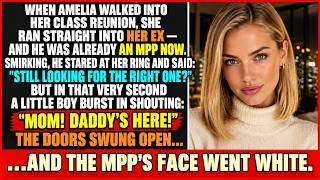 Her Ex Mocked Her At The Class Reunion — Then Her Son Came Running And Her Husband Walked In And...