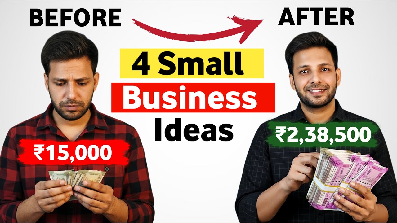 4 Small and New Business ideas to start in 2026 | 4 low investment business