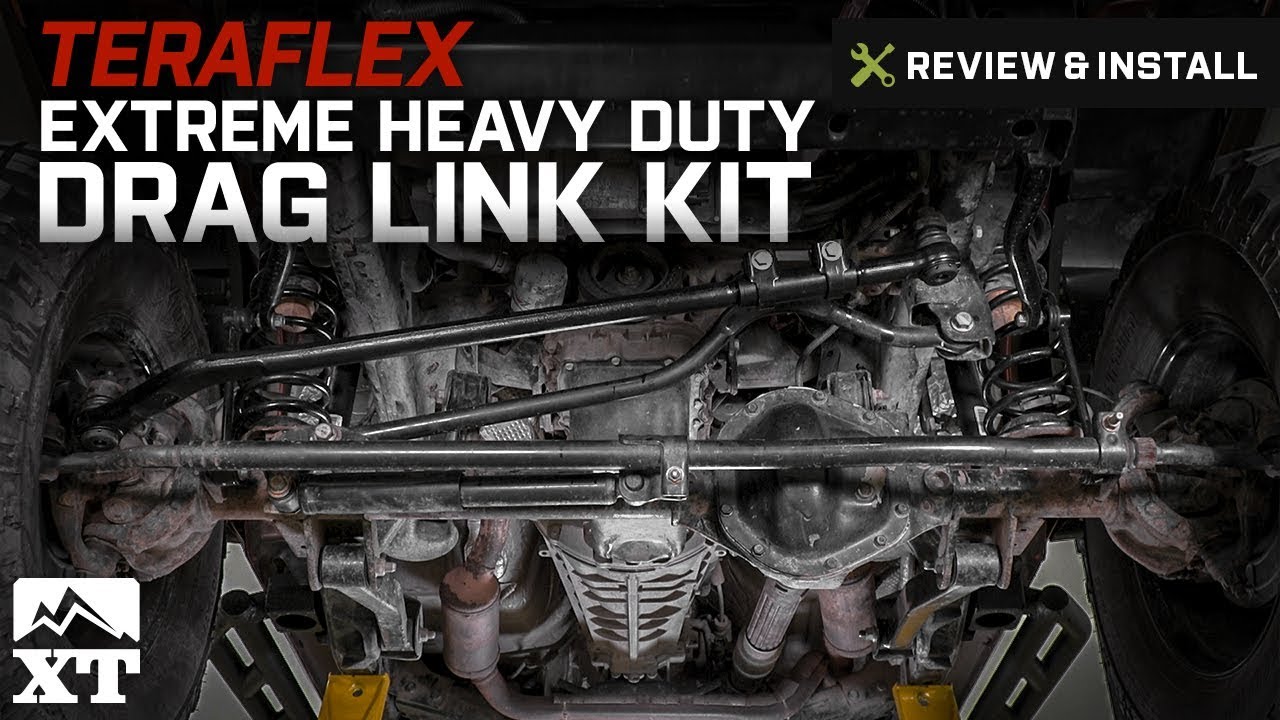 Jeep Wrangler Teraflex Extreme Heavy Duty Drag Link Kit (2007-2017 JK)  Review & Install - YouTube