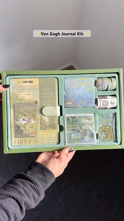 Jumbo Van Gogh Journal Kit 🎀🌷✨#vangogh #journal #journaling #crafts #scrapbooking #stationery