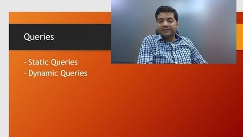 Lesson 9:  Queries||Static & Dynamic Queries|| Microsoft Dynamics 365 Finance & Operations||