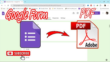 របៀប download pdf ពី Google forms | How to export Google Form to PDF