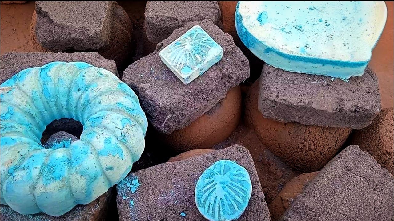 3 in 1 Series🌈9/15||Mini Tub,water Claypot,Dusty Floor crumbling Asmr 