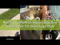 Review LetPetRun Adjustable Dog Wheelchair for Back Legs Mobility Support Lightweight Pet Wheelchair