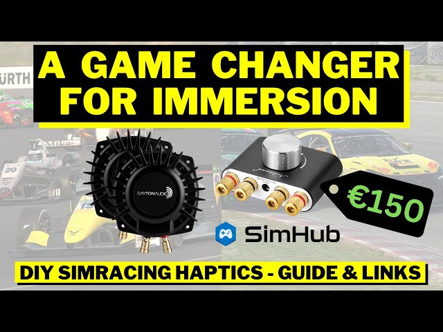 Add VIBRATIONS To Your Sim Racing Rig For GREAT Immersion! - A Step-by-Step  Guide 